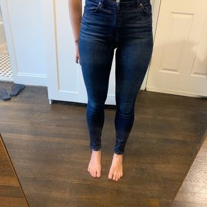 7 for all mankind size 25 mid-rise skinny jean